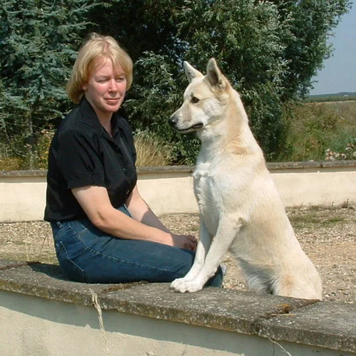 Jill with Sandy